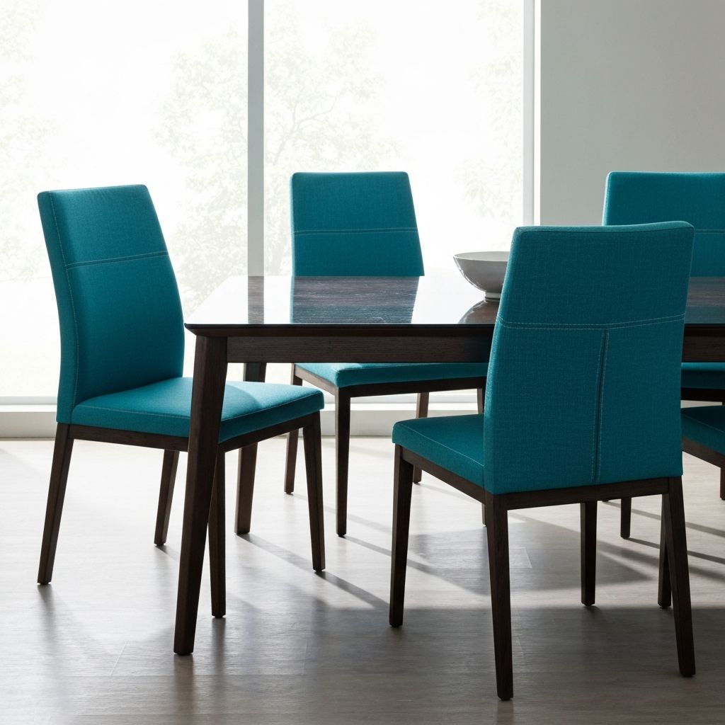 Fabric Dining Chairs Set