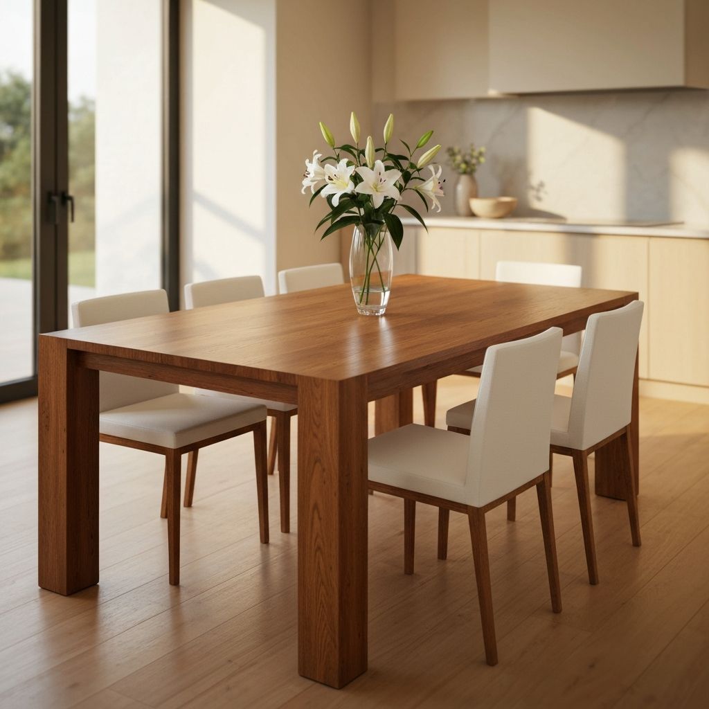 Modern Oak Dining Table